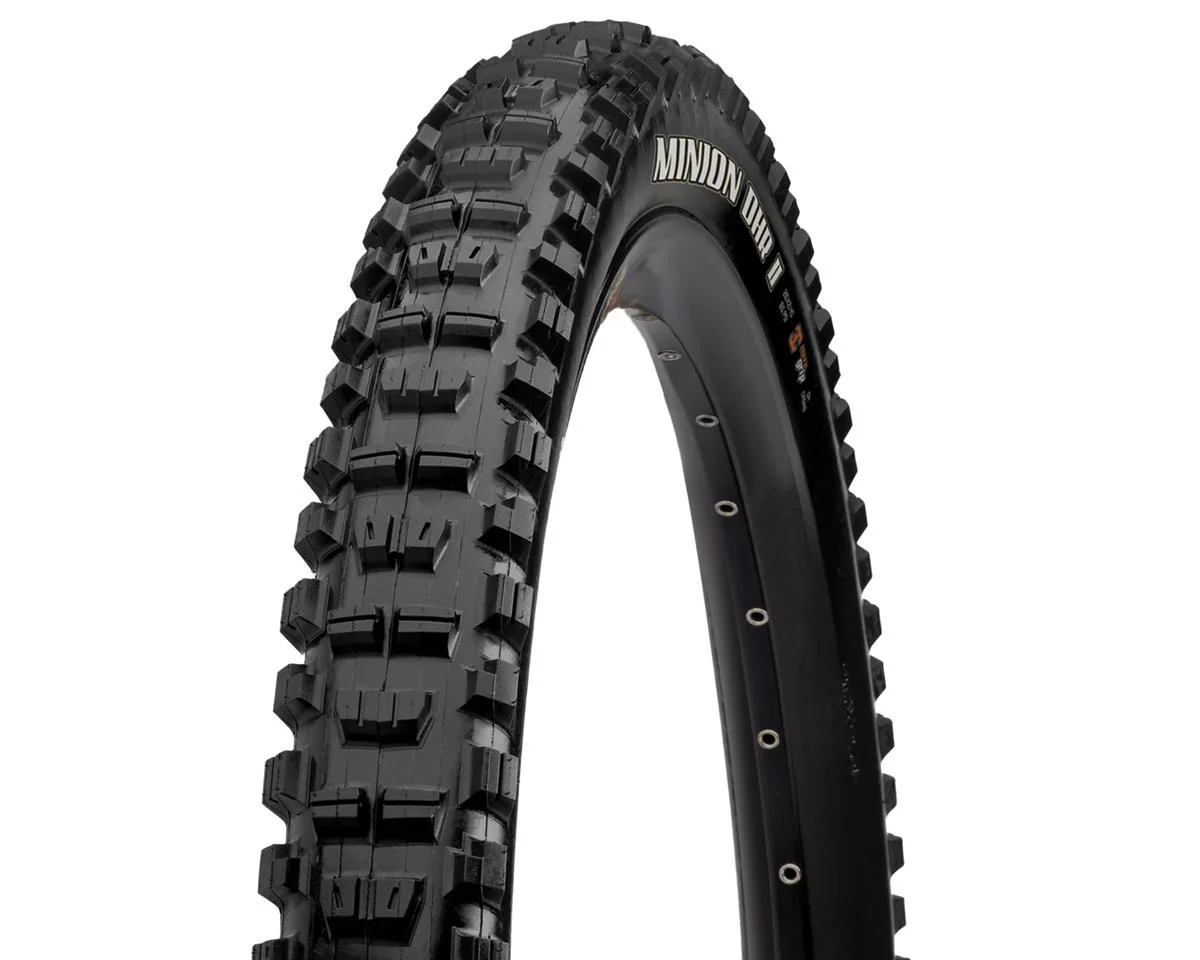 Maxxis Minion DHR II Tubeless Mountain Tire (Black) (26") (2.4") (Dual/EXO)
